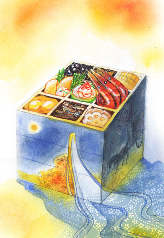 おせち　イラスト