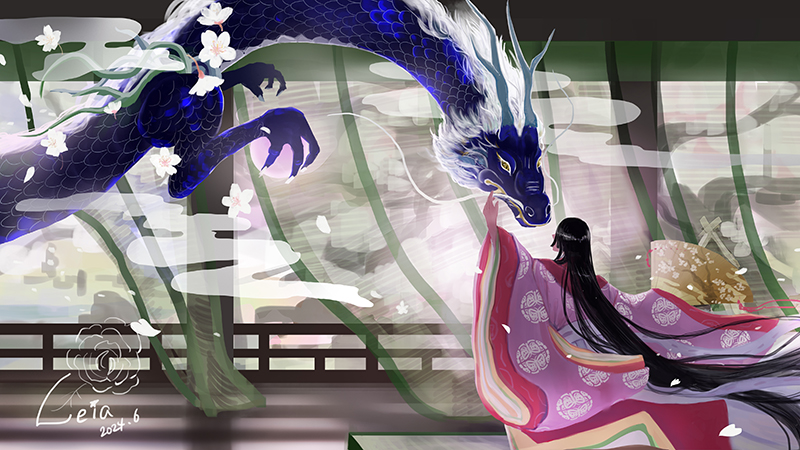 藍龍と桜姫