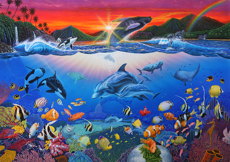 熱帯魚　珊瑚 イルカ　鯨　クジラ　シャチ