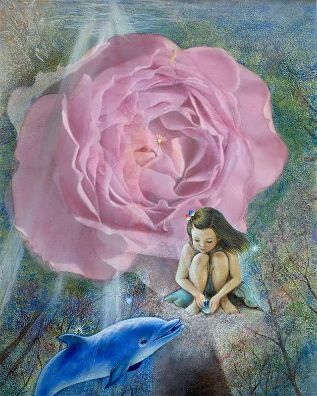 イルカと少女